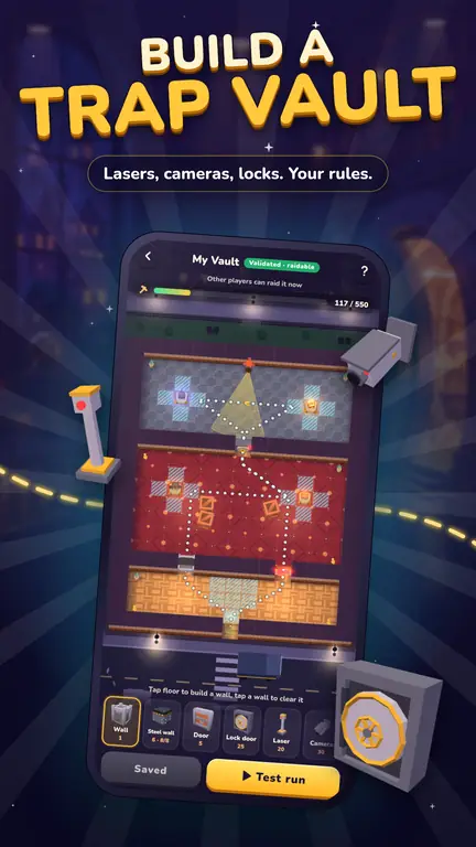 Build a trap vault